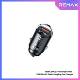 REMAX RCC359 Tanya Series 30W Multi-compatible Fast Charging Car Charger - Black